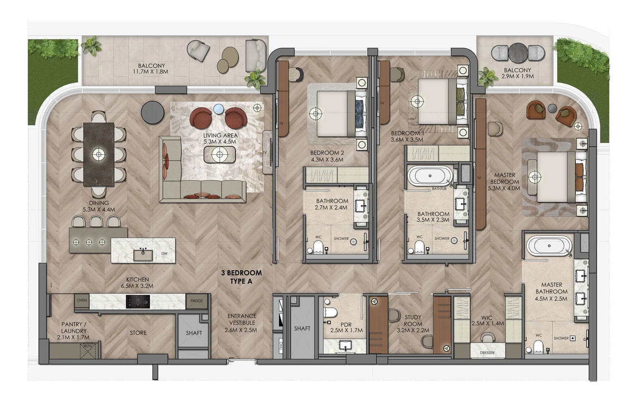 3 Bedroom
